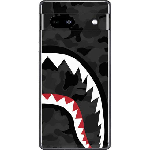 Shark Teeth Grey Street Camo Google Pixel 7a Skin