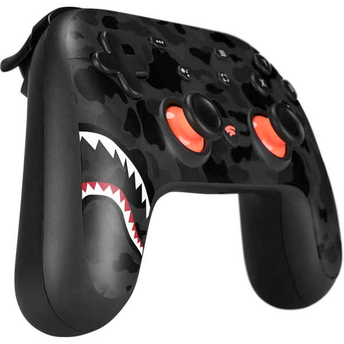 Shark Teeth Grey Street Camo Google Stadia Controller Skin