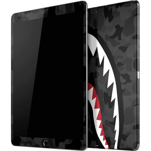 Shark Teeth Grey Street Camo iPad Skins