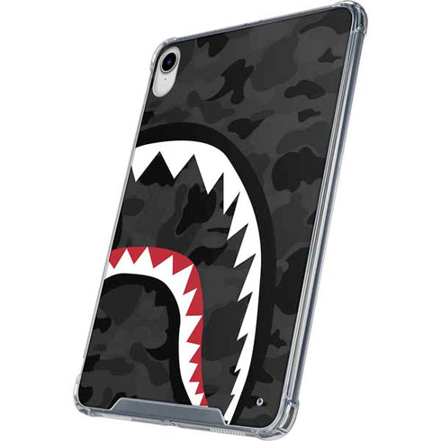 Shark Teeth Grey Street Camo iPad 11th Gen (2025) Clear Case