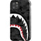 Shark Teeth Grey Street Camo iPhone Cases