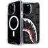 Shark Teeth Grey Street Camo iPhone Cases