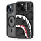 Shark Teeth Grey Street Camo iPhone 15 Plus Kickstand Case