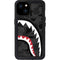 Shark Teeth Grey Street Camo iPhone 15 Plus Waterproof Case