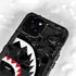 Shark Teeth Grey Street Camo iPhone 15 Plus Waterproof Case