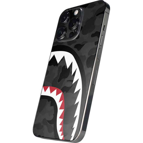 Shark Teeth Grey Street Camo iPhone 15 Pro Max Skin