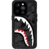 Shark Teeth Grey Street Camo iPhone 15 Pro Waterproof Case