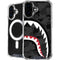 Shark Teeth Grey Street Camo iPhone 16 MagSafe Case