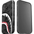 Shark Teeth Grey Street Camo iPhone 16 Plus Impact Case