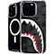 Shark Teeth Grey Street Camo iPhone 16 Pro Max MagSafe Case