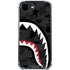 Shark Teeth Grey Street Camo iPhone 16e Clear Case