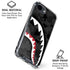 Shark Teeth Grey Street Camo iPhone 16e Clear Case