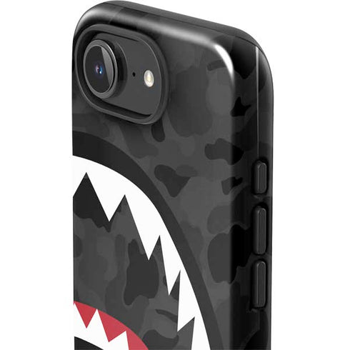 Shark Teeth Grey Street Camo iPhone 16e Impact Case