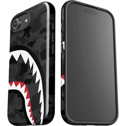 Shark Teeth Grey Street Camo iPhone 16e Impact Case