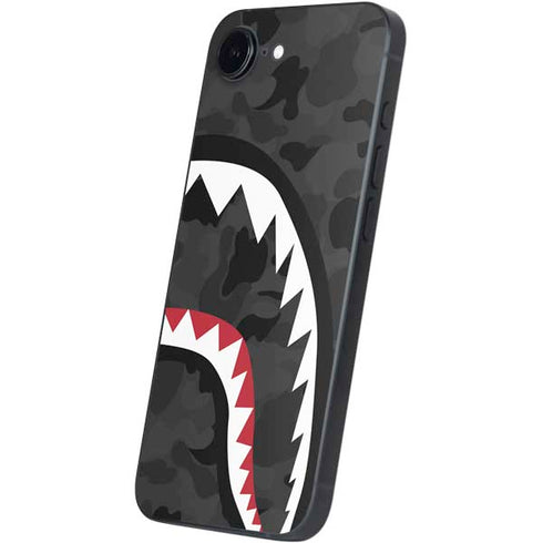 Shark Teeth Grey Street Camo iPhone 16e Skin