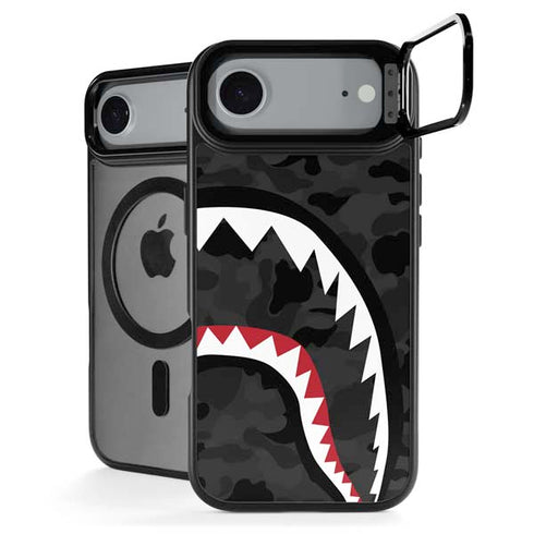 Shark Teeth Grey Street Camo iPhone 17 Air Kickstand Case
