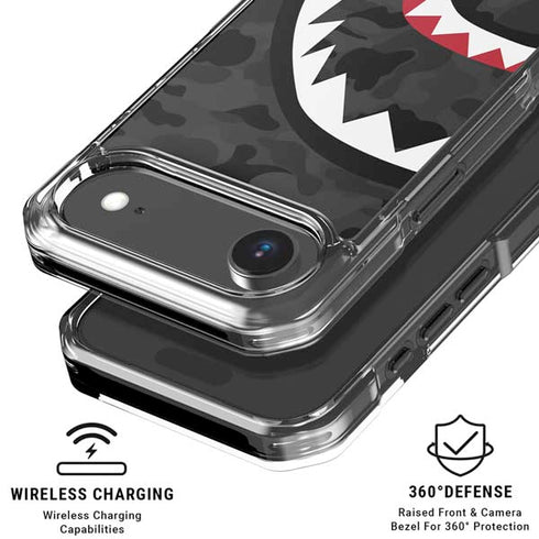 Shark Teeth Grey Street Camo iPhone 17 Air MagSafe Case