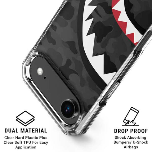 Shark Teeth Grey Street Camo iPhone 17 Air MagSafe Case