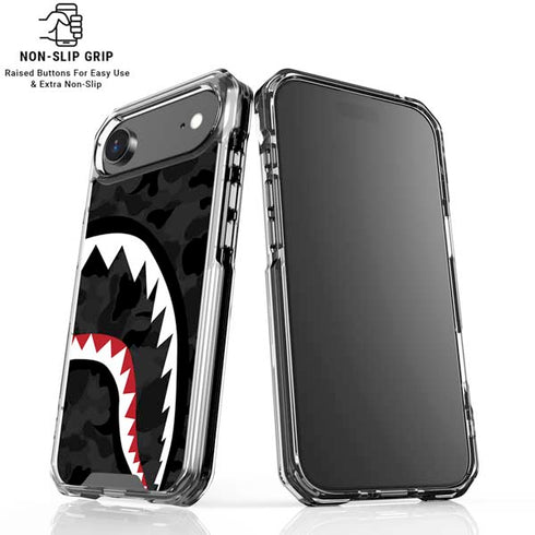 Shark Teeth Grey Street Camo iPhone 17 Air MagSafe Case