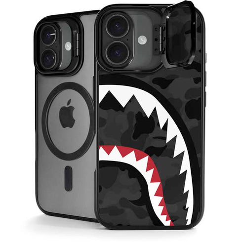 Shark Teeth Grey Street Camo iPhone 17 Kickstand Case