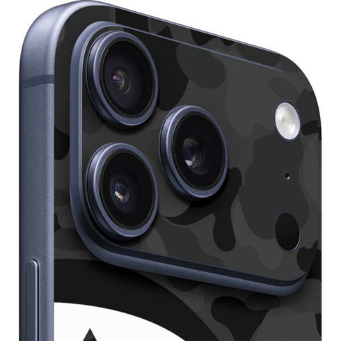 Shark Teeth Grey Street Camo iPhone 17 Pro Skin