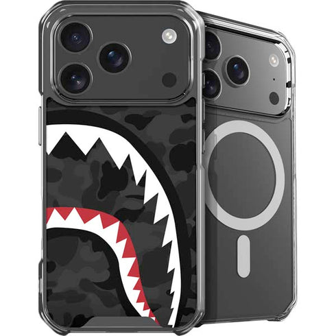 Shark Teeth Grey Street Camo iPhone 18 Pro MagSafe Case