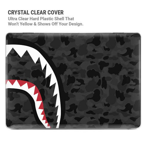 Shark Teeth Grey Street Camo MacBook Cases