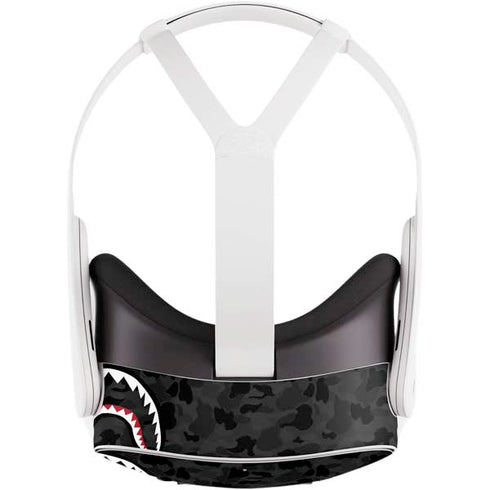 Shark Teeth Grey Street Camo Meta Quest 3S Skin