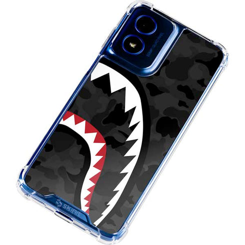 Shark Teeth Grey Street Camo Moto G 5G (2024) Clear Case