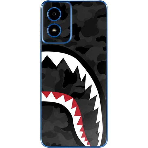 Shark Teeth Grey Street Camo Moto G Play 4G (2024) Skin