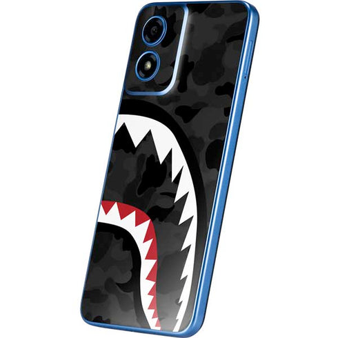 Shark Teeth Grey Street Camo Moto G Play 4G (2024) Skin