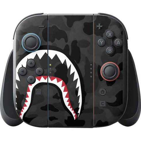 Shark Teeth Grey Street Camo Nintendo Switch 2 (2025) with Joy-Con Skin