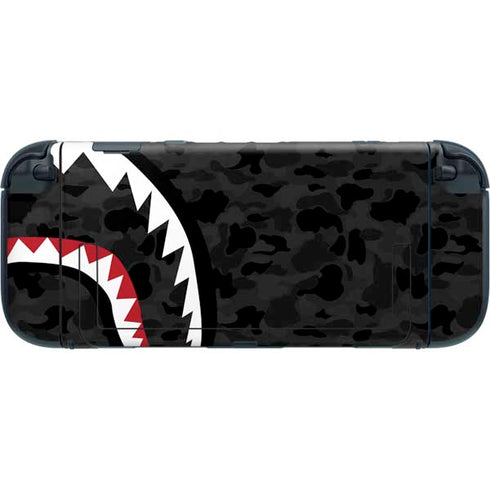 Shark Teeth Grey Street Camo Nintendo Switch 2 (2025) with Joy-Con Skin