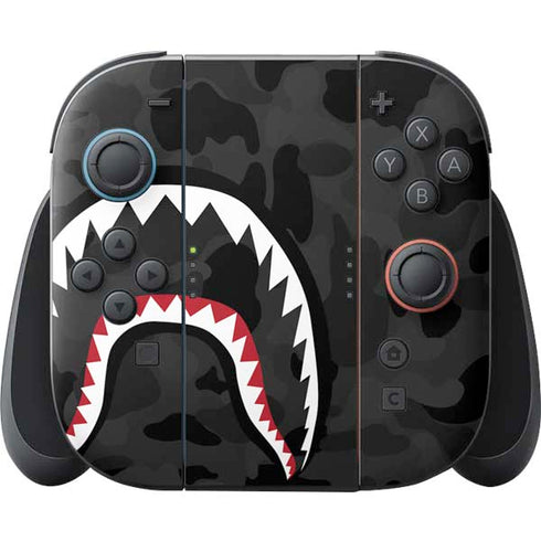 Shark Teeth Grey Street Camo Nintendo Skins