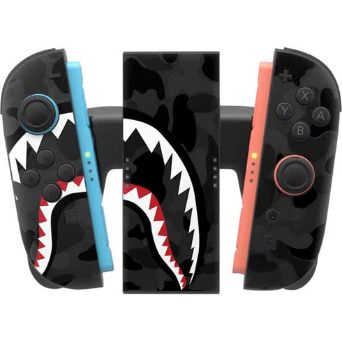 Shark Teeth Grey Street Camo Nintendo Switch 2 (2025) Joy-Con Controller Skin