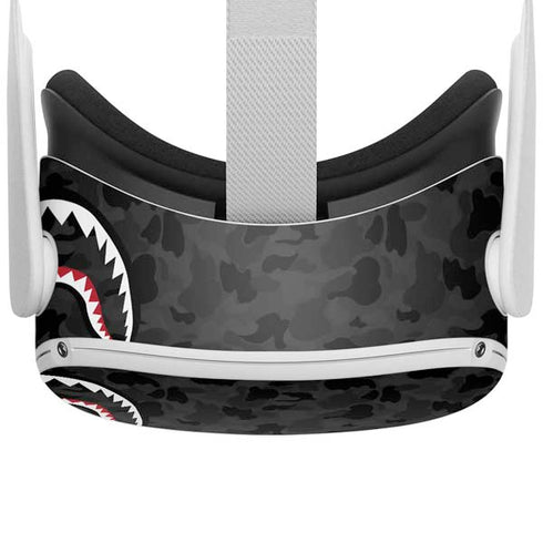 Shark Teeth Grey Street Camo Oculus Quest 2 Skin
