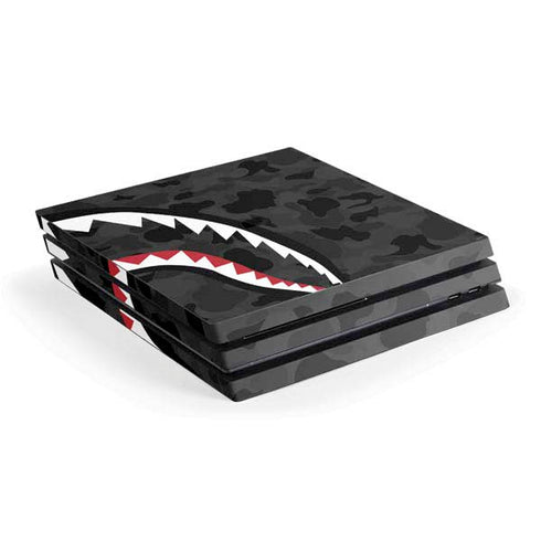Shark Teeth Grey Street Camo PlayStation PS4 Skins