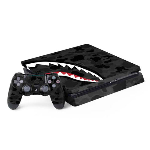 Shark Teeth Grey Street Camo PlayStation PS4 Skins