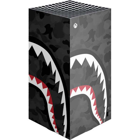 Shark Teeth Grey Street Camo XBox Series X Digital Edition Console Skin