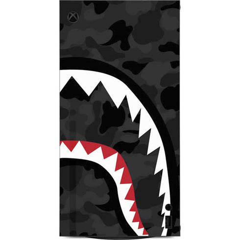 Shark Teeth Grey Street Camo XBox Series X Digital Edition Console Skin
