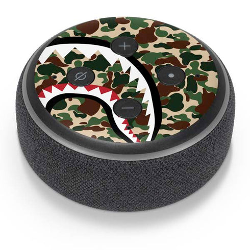 Shark Teeth Street Camo Amazon Echo Dot Skin