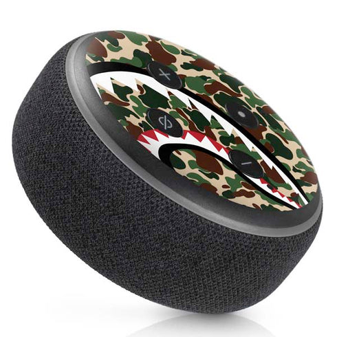 Shark Teeth Street Camo Amazon Echo Dot Skin