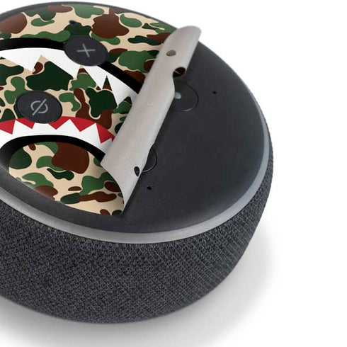 Shark Teeth Street Camo Amazon Echo Dot Skin