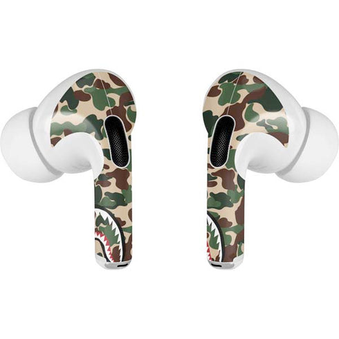 Shark Teeth Street Camo AirPods Skins