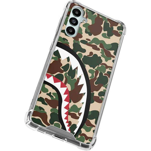 Shark Teeth Street Camo Gabb Phone 4 Clear Case