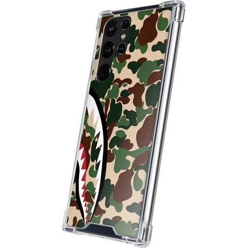 Shark Teeth Street Camo Galaxy S23 Ultra Clear Case