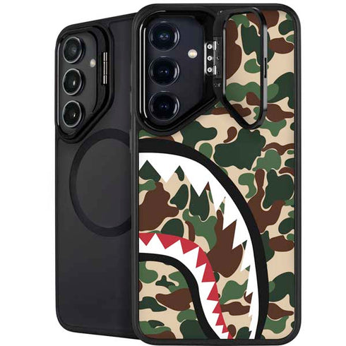 Shark Teeth Street Camo Galaxy S25 Kickstand Case