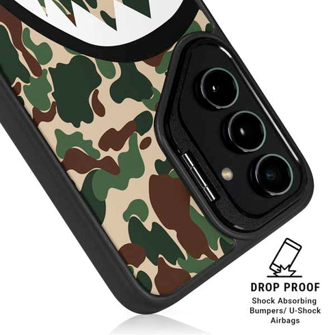 Shark Teeth Street Camo Galaxy S25 Plus Kickstand Case