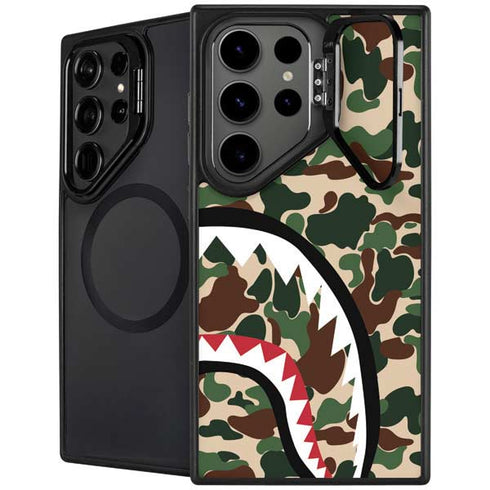 Shark Teeth Street Camo Galaxy S25 Ultra Kickstand Case