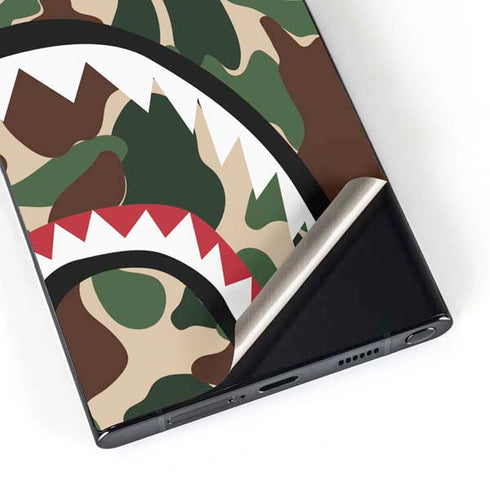 Shark Teeth Street Camo Galaxy S25 Ultra Skin
